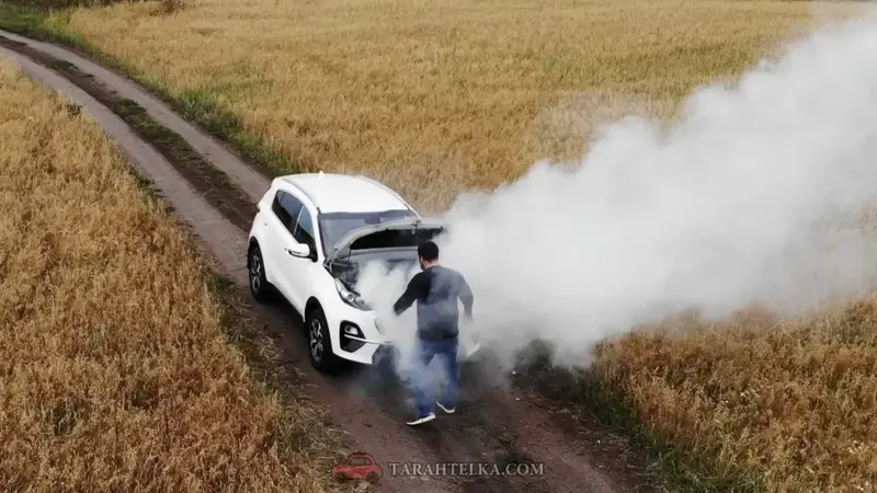 Перегрелся двигатель в пути