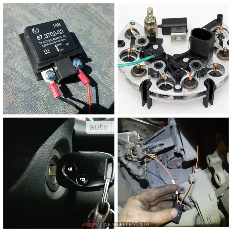 Плохой или пропавший контакт в обвязке генератора