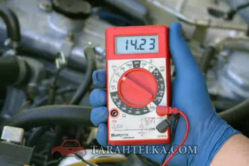 Напряжение АКБ при работающем двигателе