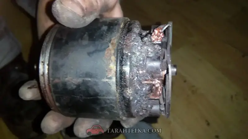 Сгоревший стартер