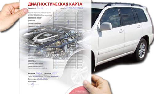 диагностическая карта автомобиля