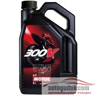 Моторное масло Motul 300V Factory Line Road Racing 15W50 4л