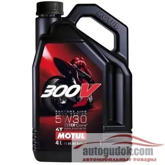 Моторное масло Motul 300V Factory Line Road Racing 5W30 4л