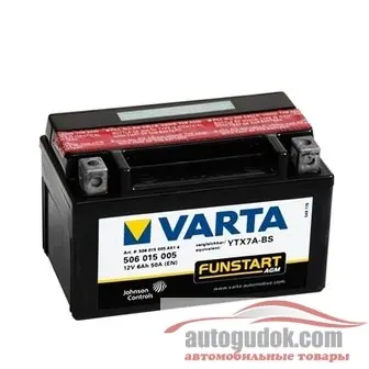 Varta 6CT-6 FUNSTART AGM (YTX7A-4, YTX7A-BS)